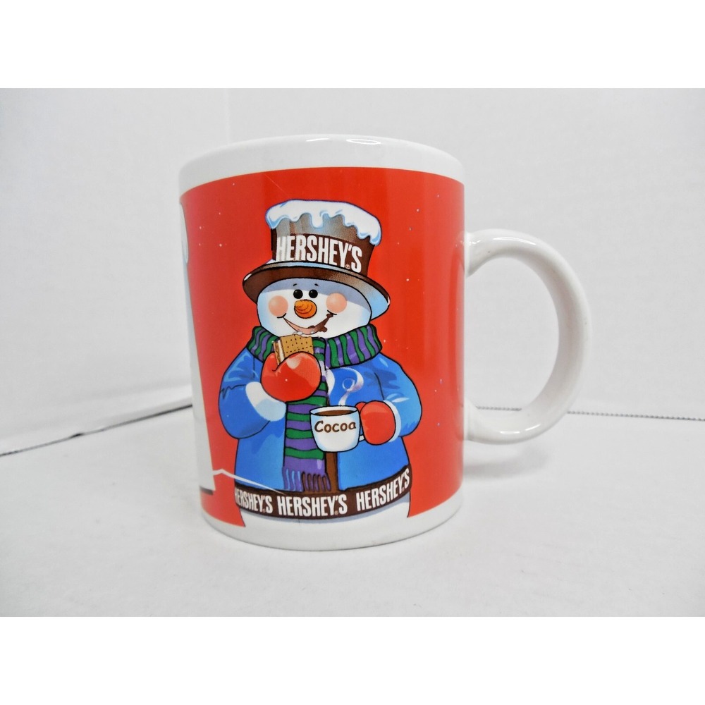 Hershey's Cocoa Christmas Mug / Coffee Cup / S'mores Campfire Recipe 11 oz